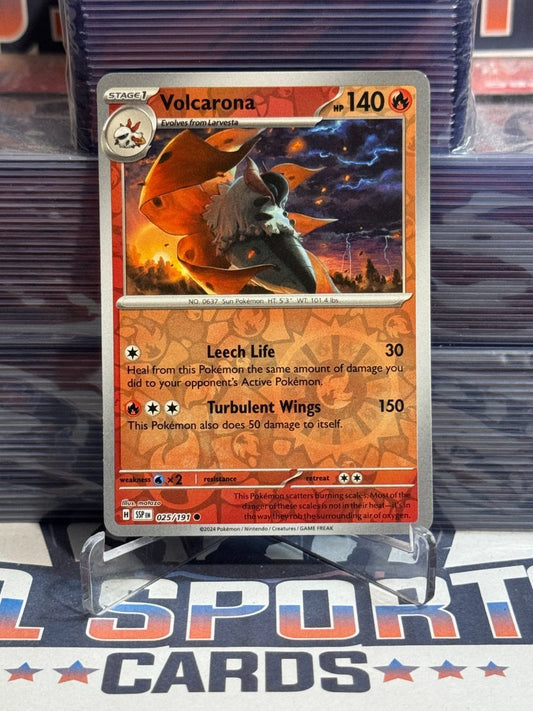 Pokemon TCG: Surging Sparks - Volcarona (Reverse Holo, Common) 25