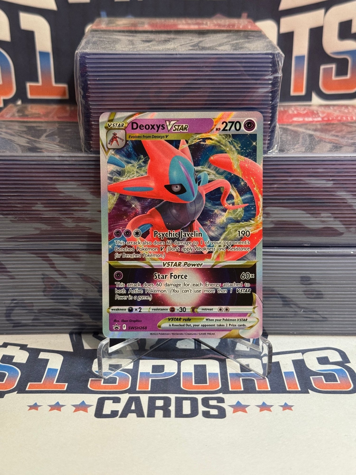 Pokemon TCG: Sword & Shield - Deoxys VSTAR (Promo) #SWSH268