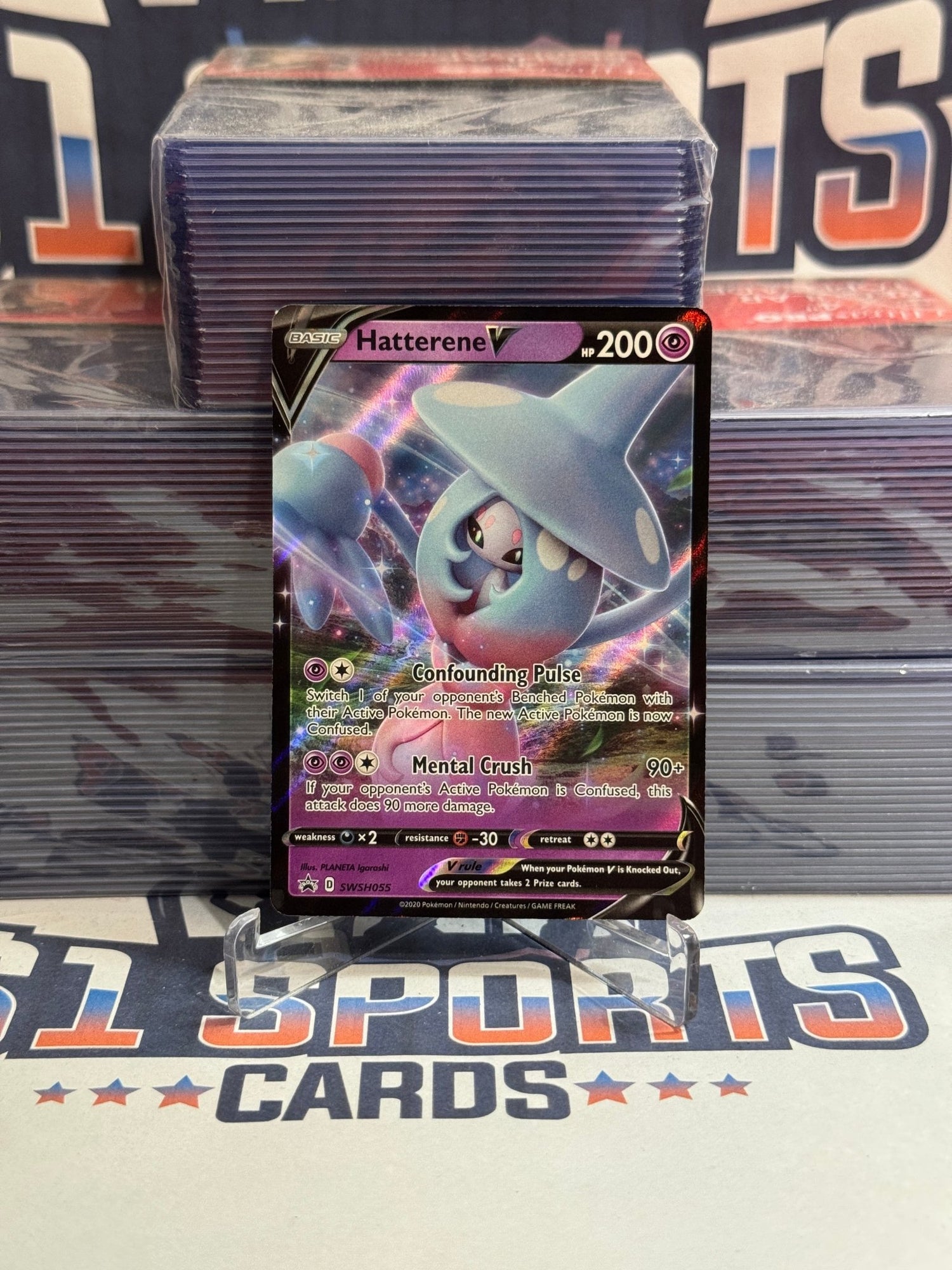 Pokemon TCG: Sword & Shield - Hatterene V (Promo) #SWSH055