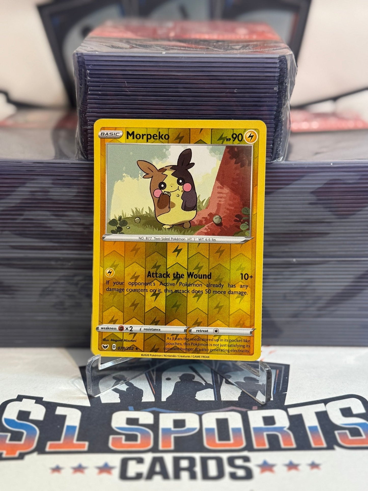 Pokemon TCG: Sword & Shield - Morpeko (Reverse Holo, Rare) #78