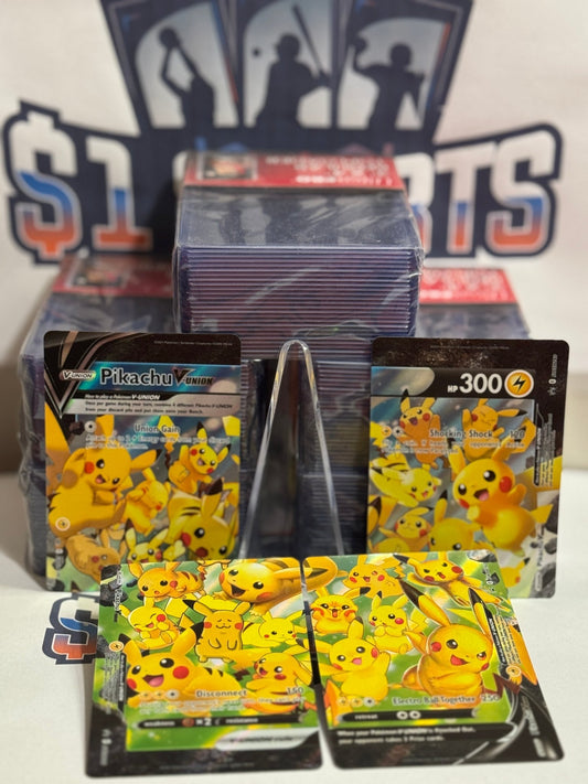Pokemon TCG: Sword & Shield - Pikachu V Union (Promo) SWSH173 (Set of 4)