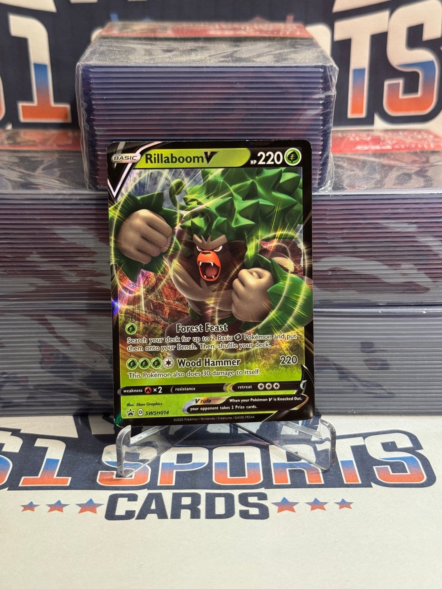 Pokemon TCG: Sword & Shield - Rillaboom V (Promo) #SWSH014