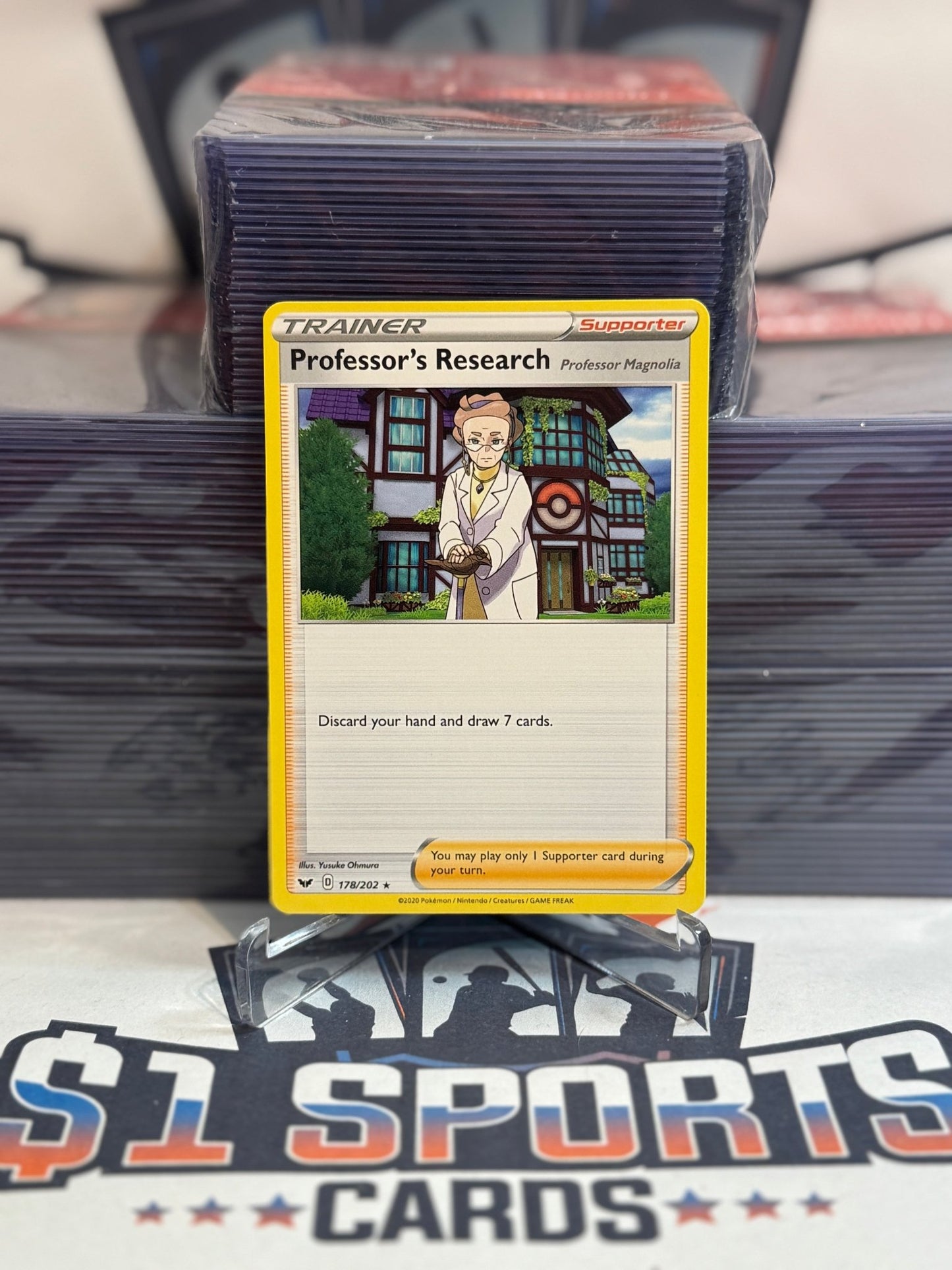 Pokemon TCG: Sword & Shield - Trainer: Professor's Research (Rare) #178