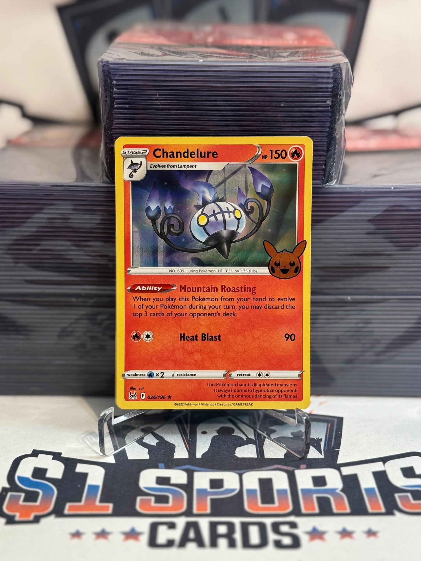 Pokemon TCG: Trick or Trade BOOster - Chandelure (Holo, Rare) #26