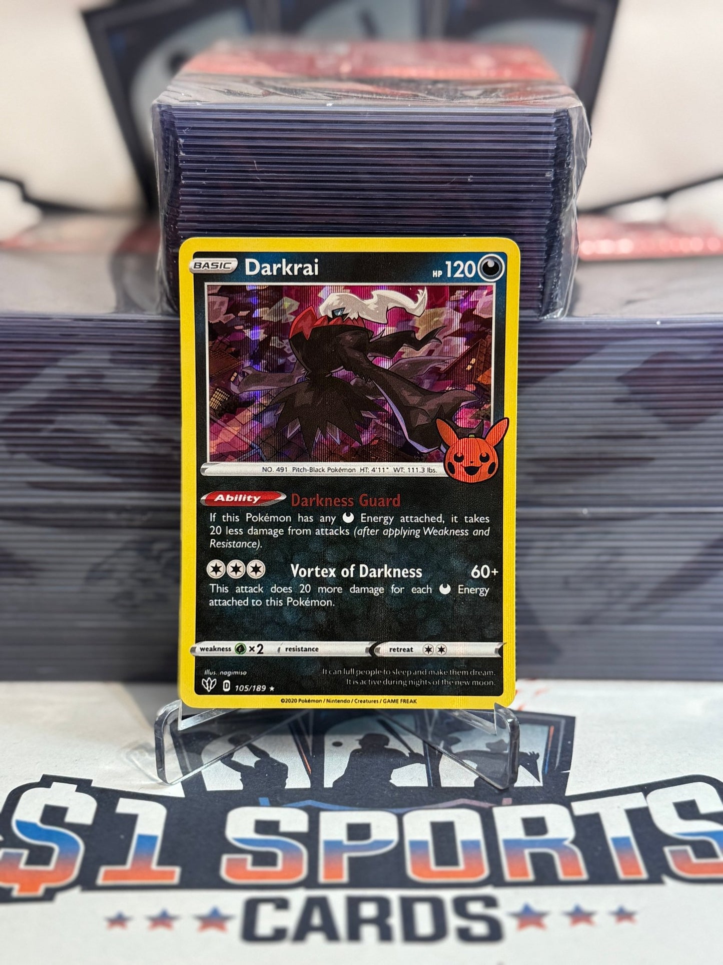 Pokemon TCG: Trick or Trade BOOster - Darkrai (Holo, Rare) #105