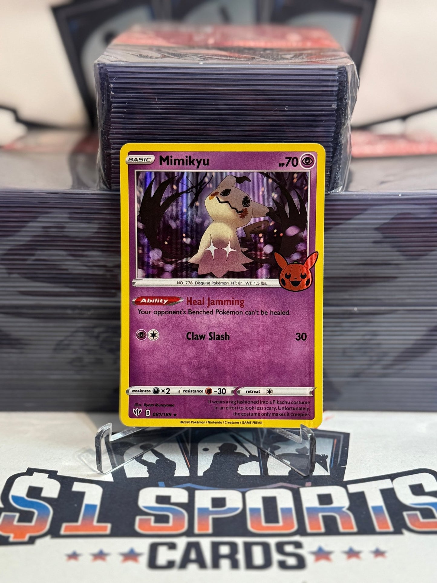 Pokemon TCG: Trick or Trade BOOster - Mimikyu (Holo, Rare) #81