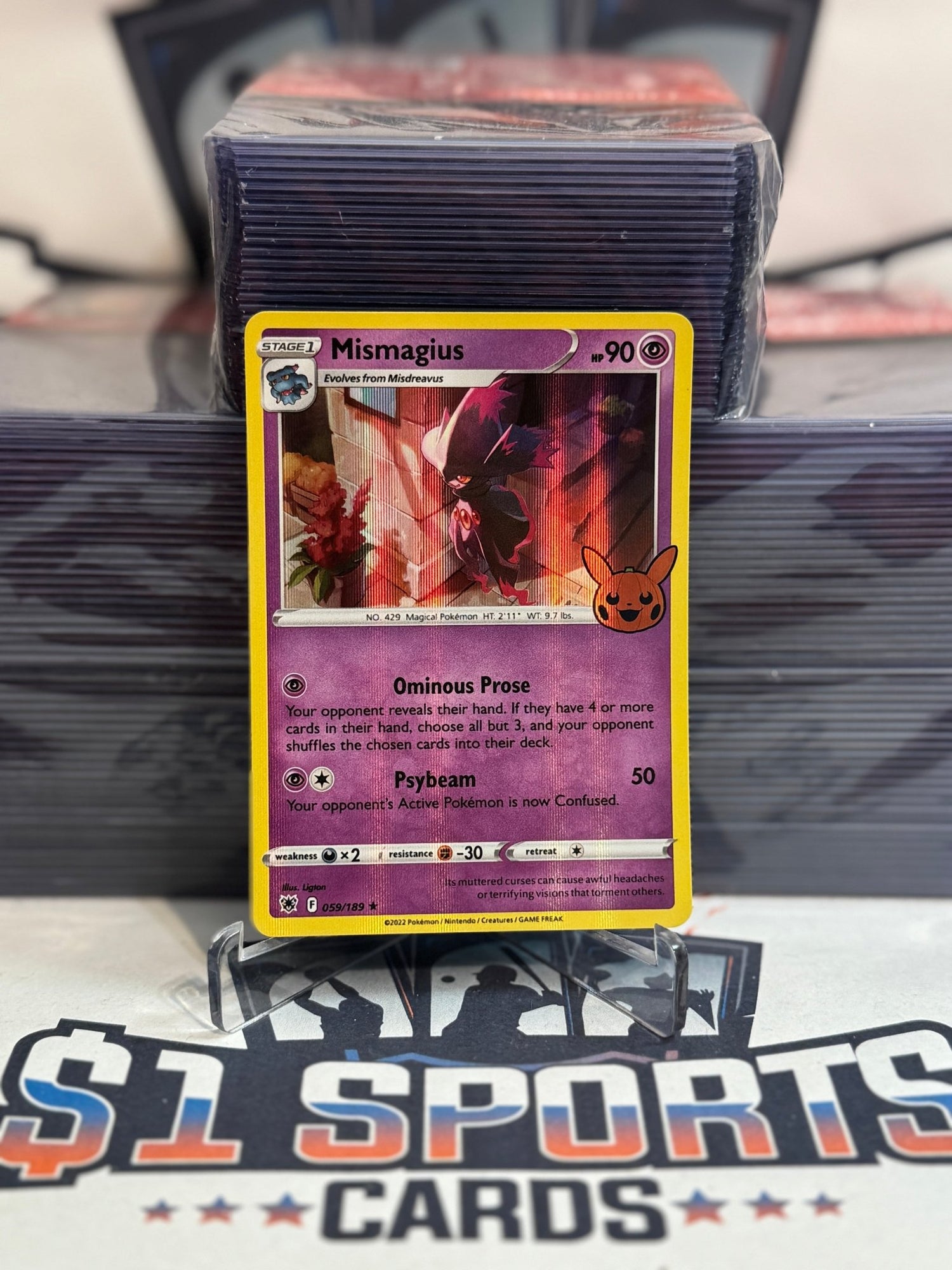 Pokemon TCG: Trick or Trade BOOster - Mismagius (Holo, Rare) #59