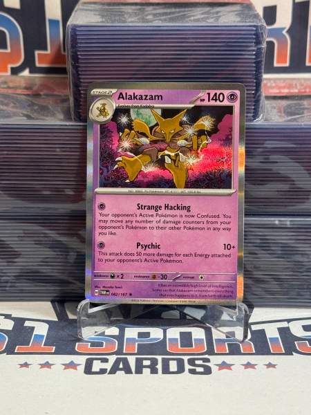 Pokemon TCG: Twilight Masquerade - Alakazam (Holo, Rare) 82
