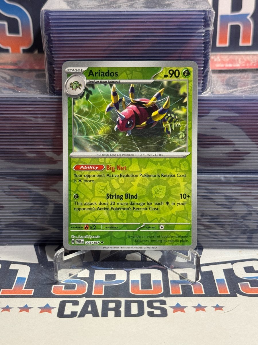 Pokemon TCG: Twilight Masquerade - Ariados (Reverse Holo, Uncommon) 5