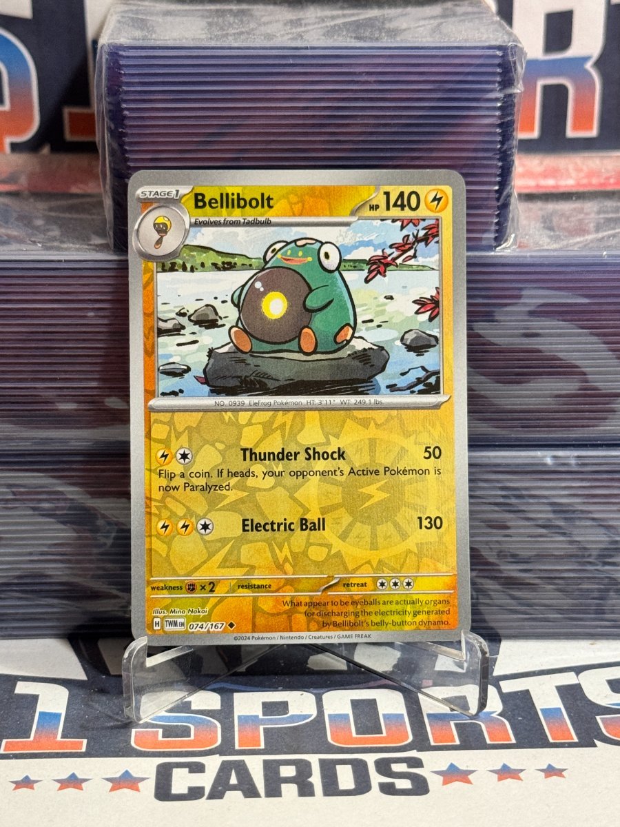 Pokemon TCG: Twilight Masquerade - Bellibolt (Reverse Holo, Uncommon) 74