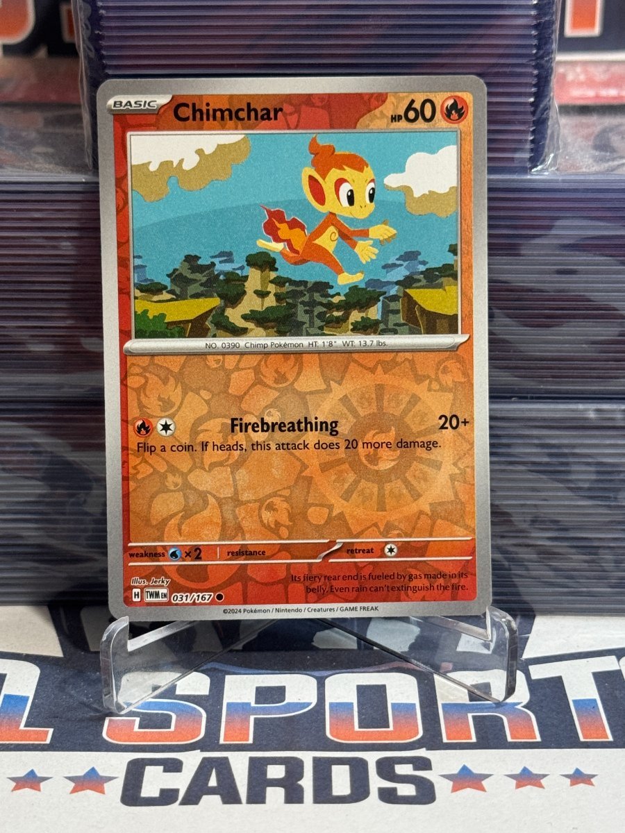 Pokemon TCG: Twilight Masquerade - Chimchar (Reverse Holo, Common) 31