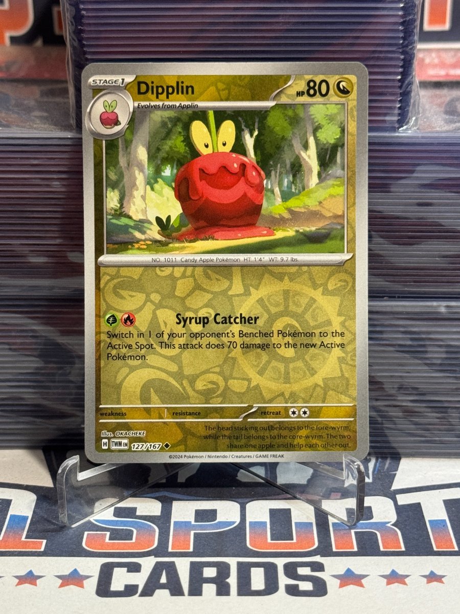 Pokemon TCG: Twilight Masquerade - Dipplin (Reverse Holo, Uncommon) 127