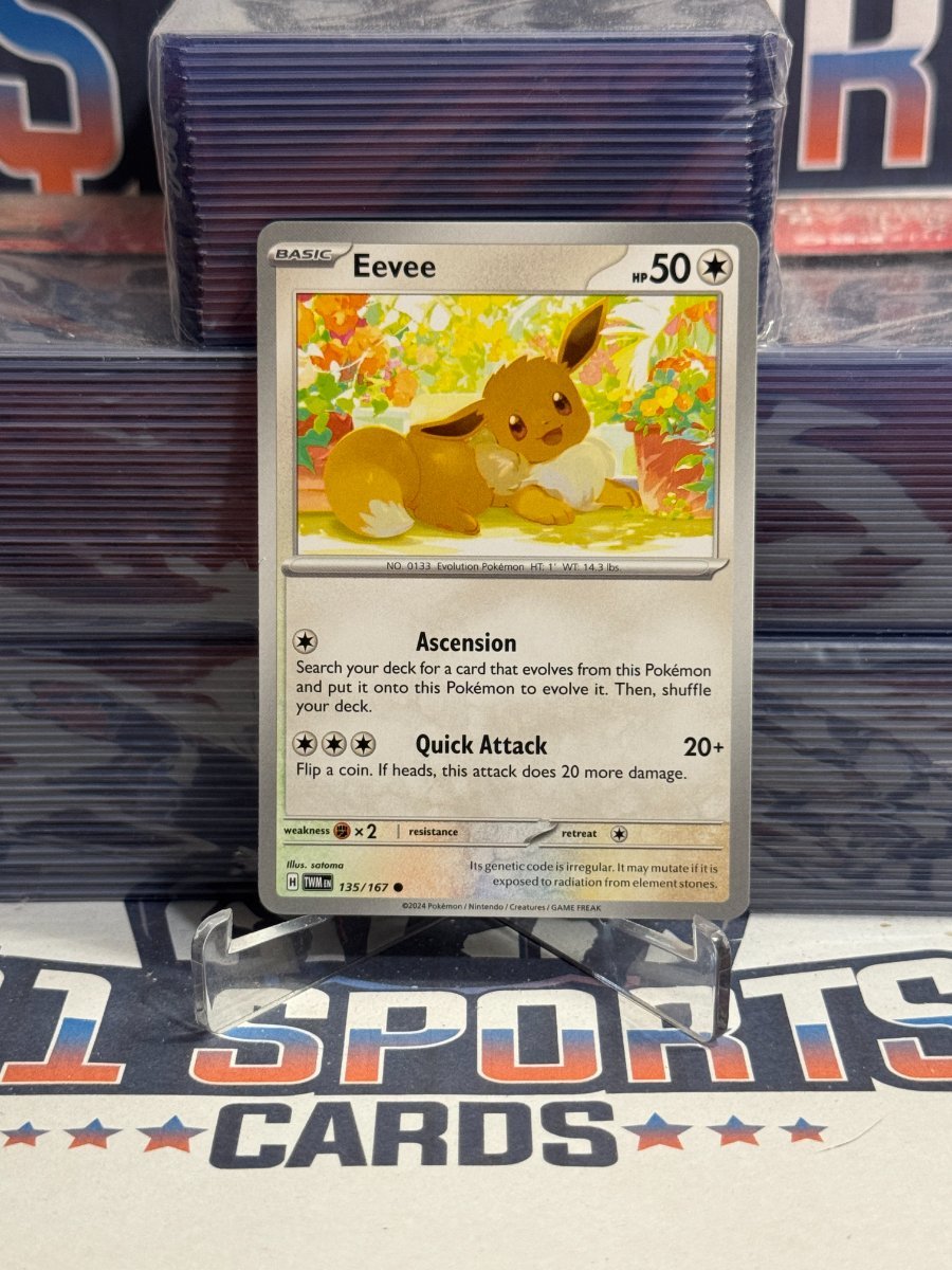 Pokemon TCG: Twilight Masquerade - Eevee (Common) 135