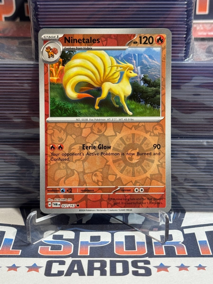 Pokemon TCG: Twilight Masquerade - Ninetales (Reverse Holo, Common) 27