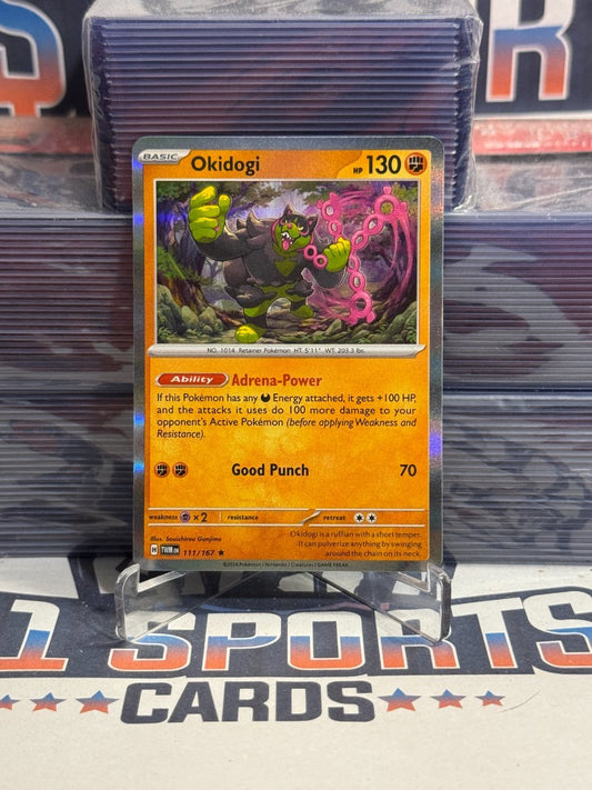 Pokemon TCG: Twilight Masquerade - Okidogi (Holo, Rare) 111