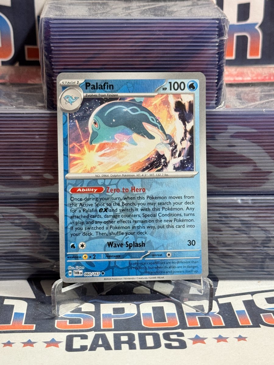 Pokemon TCG: Twilight Masquerade - Palafin (Reverse Holo, Uncommon) 60