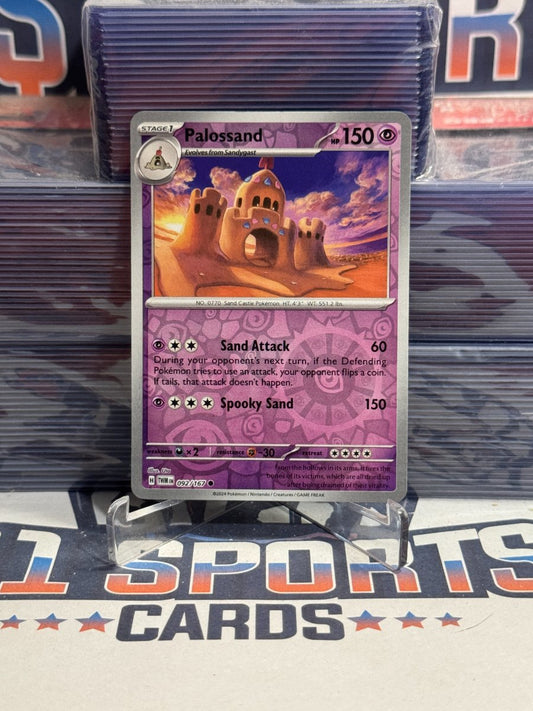 Pokemon TCG: Twilight Masquerade - Palossand (Reverse Holo, Common) 92
