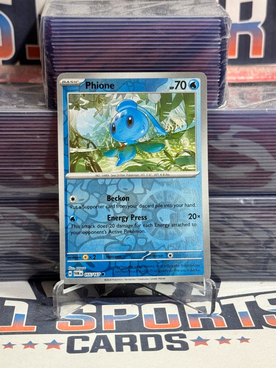 Pokemon TCG: Twilight Masquerade - Phione (Reverse Holo, Common) 55