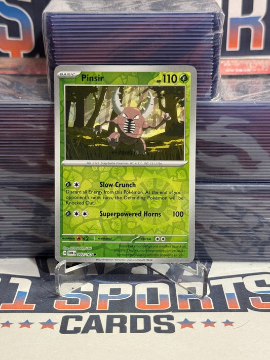 Pokemon TCG: Twilight Masquerade - Pinsir (Reverse Holo, Common) 3