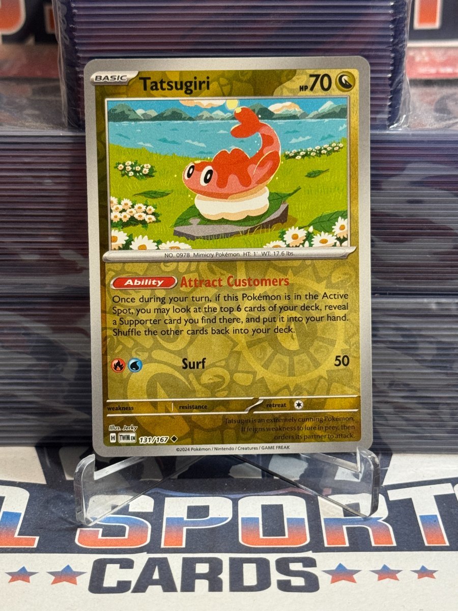 Pokemon TCG: Twilight Masquerade - Tatsugiri (Reverse Holo, Uncommon) 131