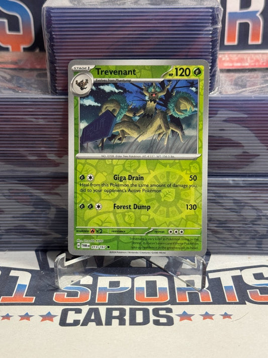 Pokemon TCG: Twilight Masquerade - Trevenant (Reverse Holo, Common) 13