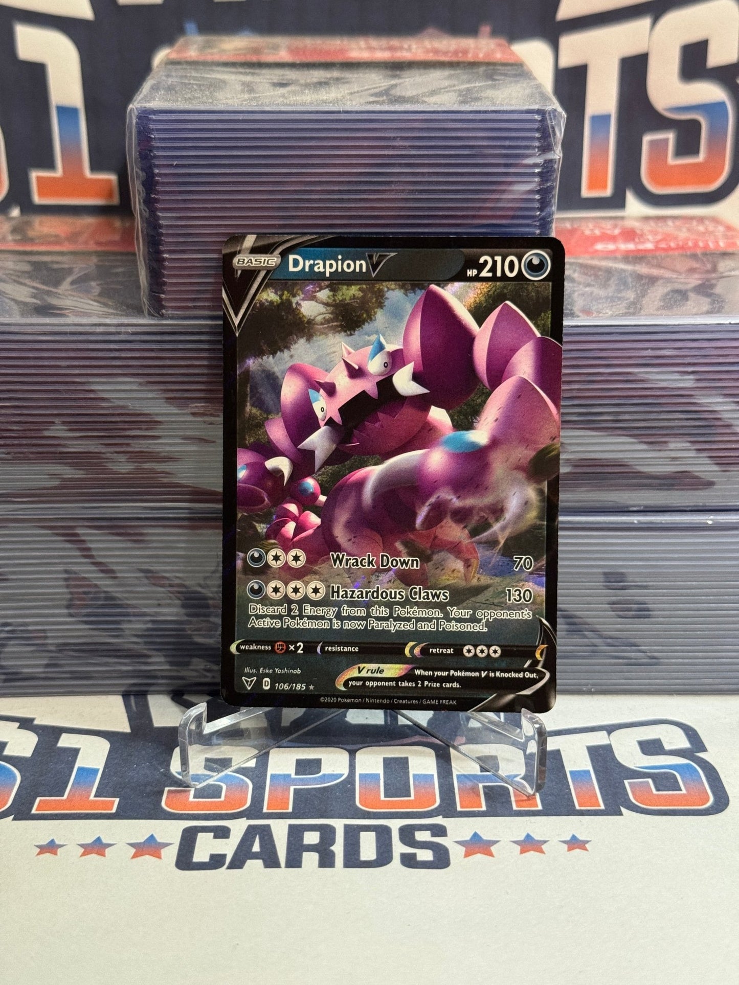 Pokemon TCG: Vivid Voltage - Drapion V (Ultra Rare) #106