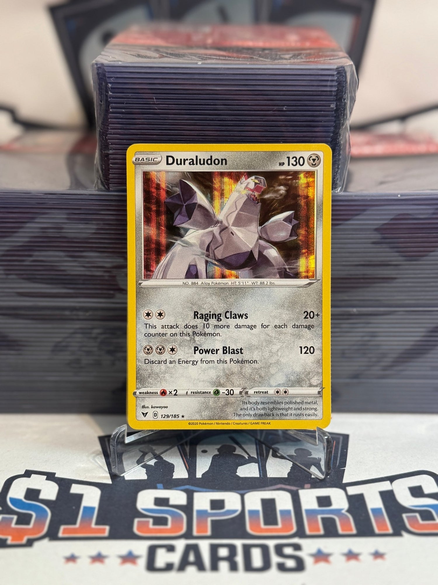 Pokemon TCG: Vivid Voltage - Duraludon (Holo, Rare) #129