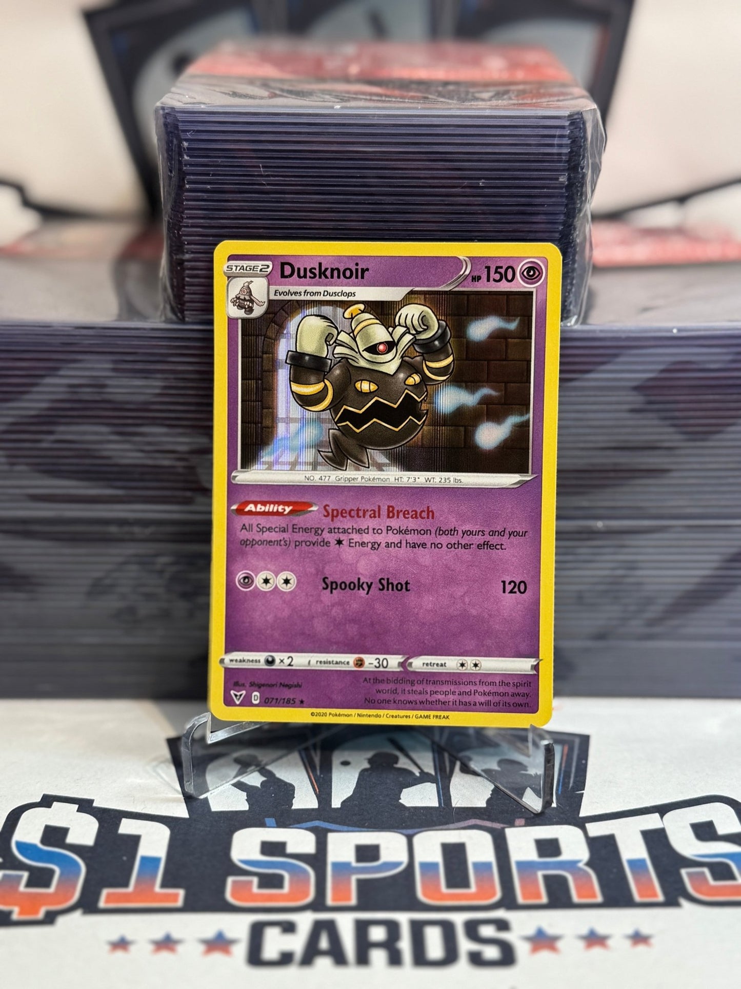 Pokemon TCG: Vivid Voltage - Dusknoir (Holo, Rare) #71