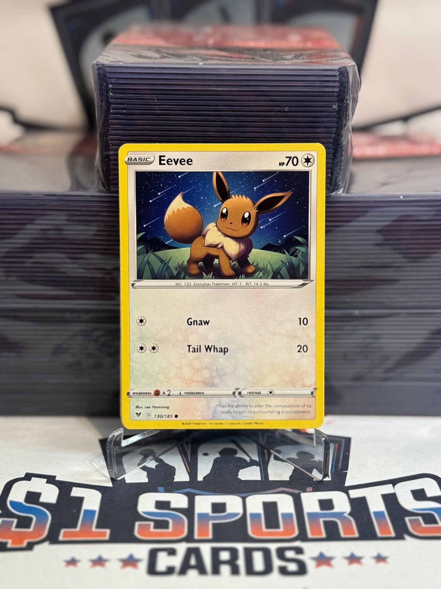 Pokemon TCG: Vivid Voltage - Eevee (Common) #130