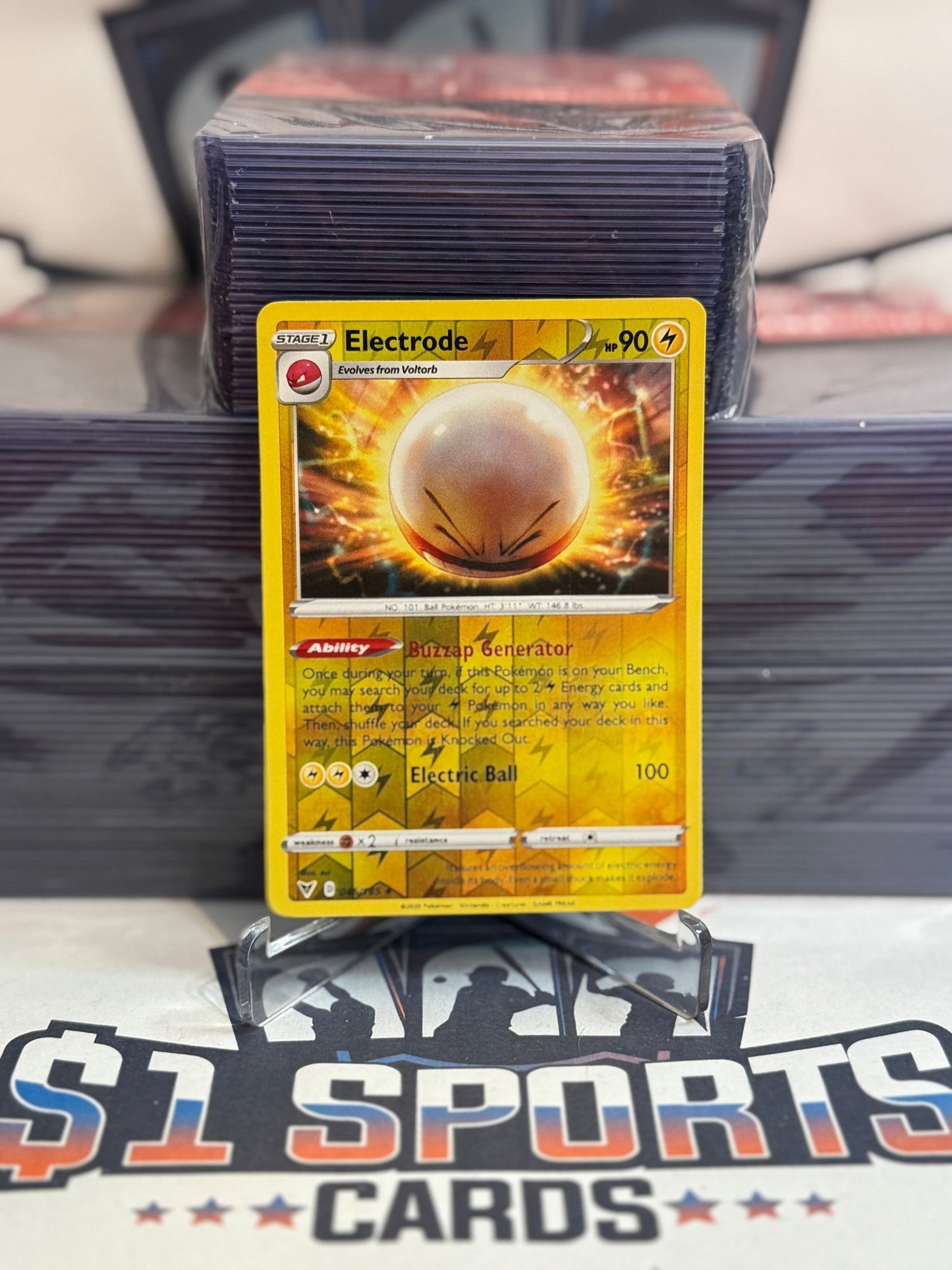 Pokemon TCG: Vivid Voltage - Electrode (Reverse Holo, Rare) #46