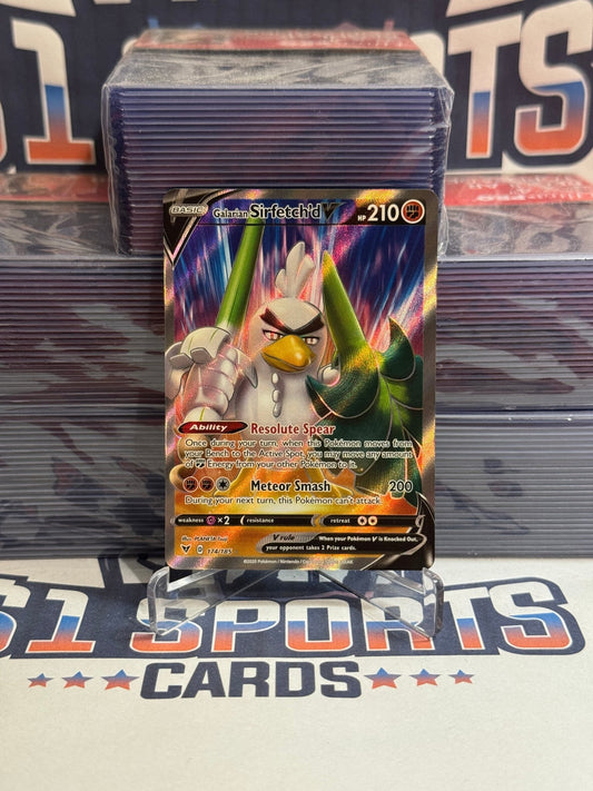 Pokemon TCG: Vivid Voltage - Galarian Sirfetch'd V (Full Art, Ultra Rare) #174