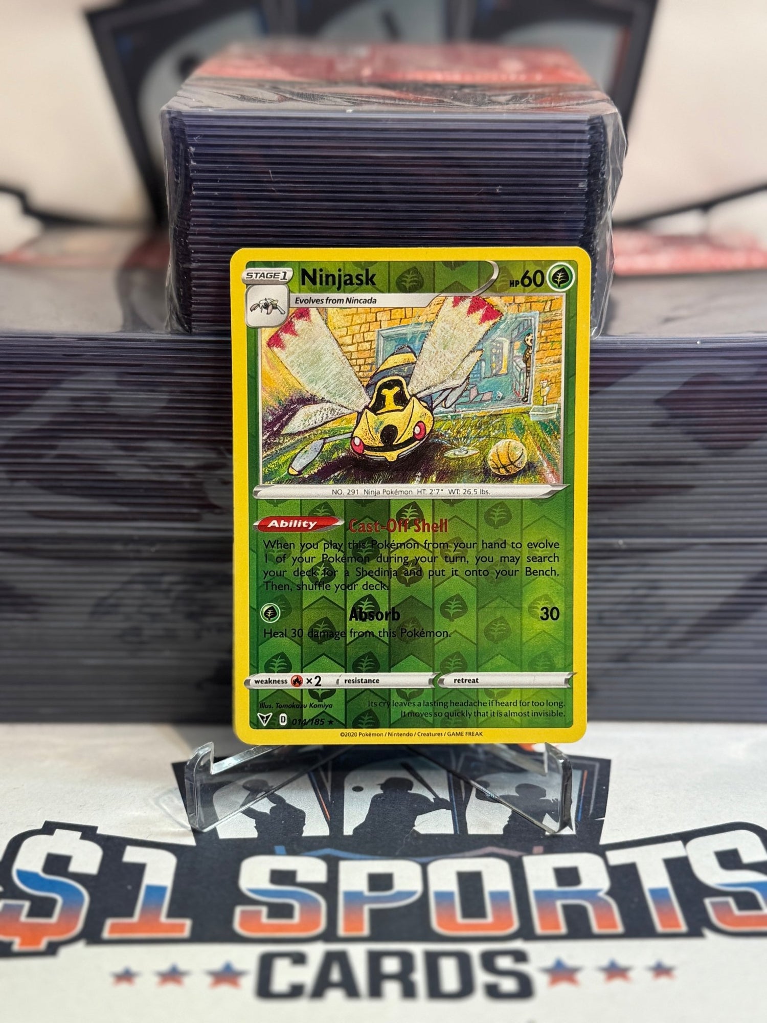 Pokemon TCG: Vivid Voltage - Ninjask (Reverse Holo, Rare) #14