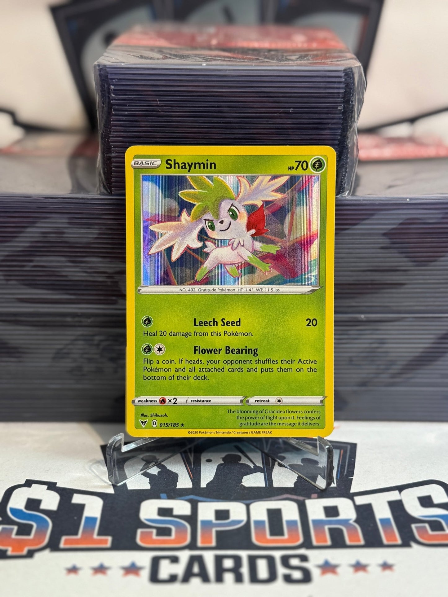 Pokemon TCG: Vivid Voltage - Shaymin (Holo, Rare) #15