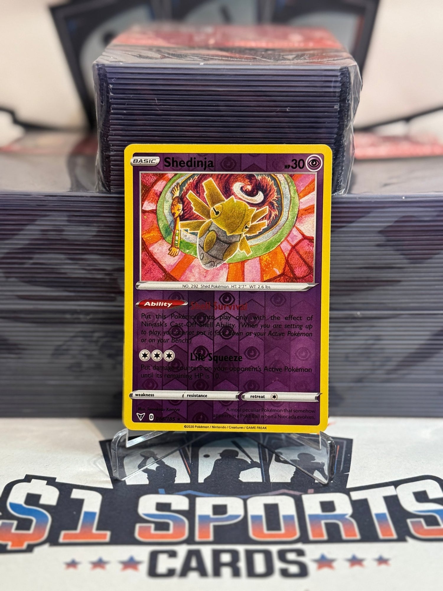 Pokemon TCG: Vivid Voltage - Shedinja (Reverse Holo, Rare) #66