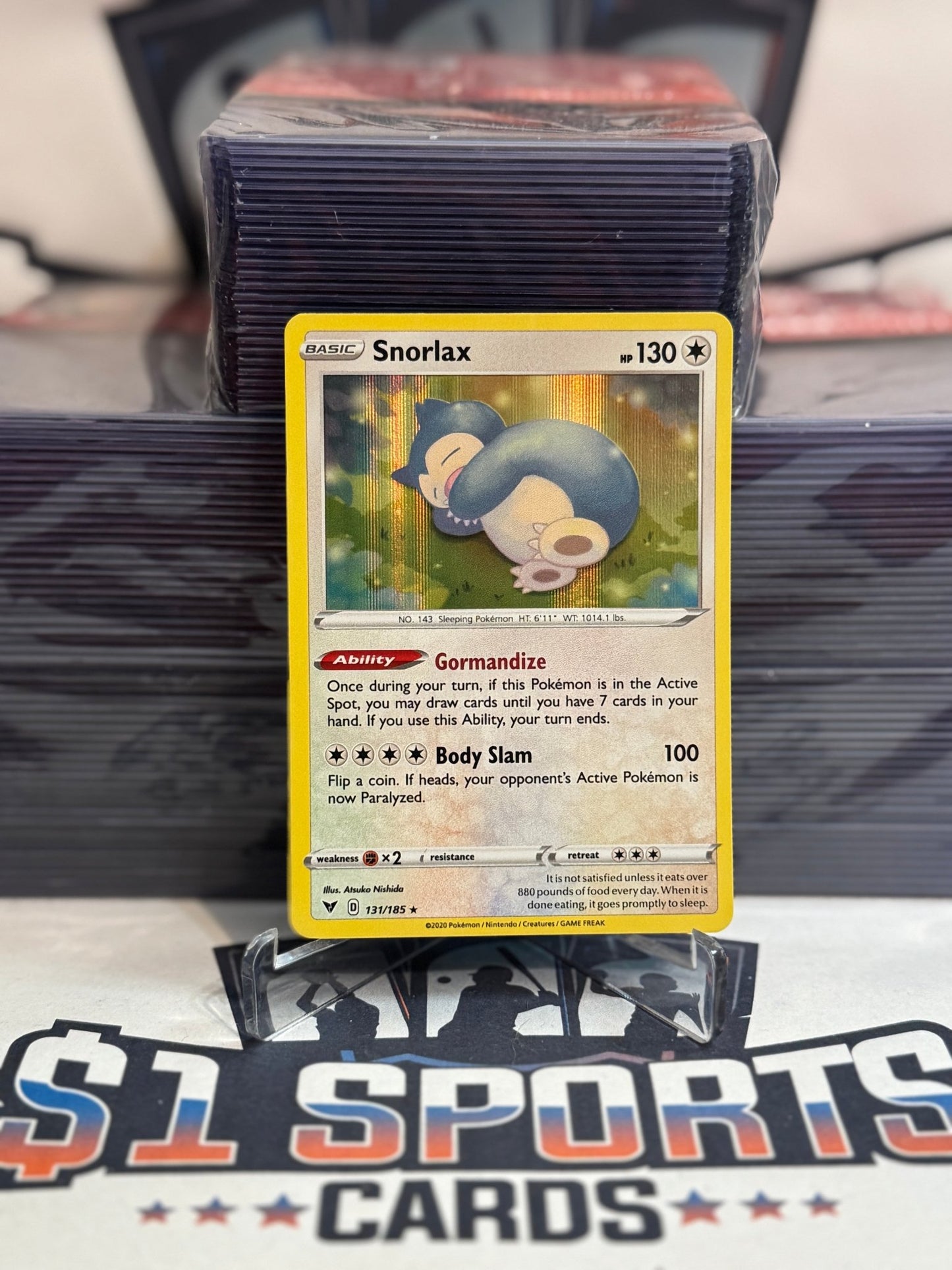 Pokemon TCG: Vivid Voltage - Snorlax (Holo, Rare) #131