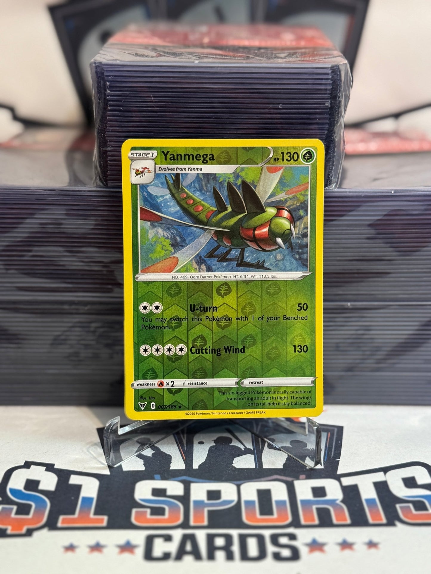 Pokemon TCG: Vivid Voltage - Yanmega (Reverse Holo, Rare) #7