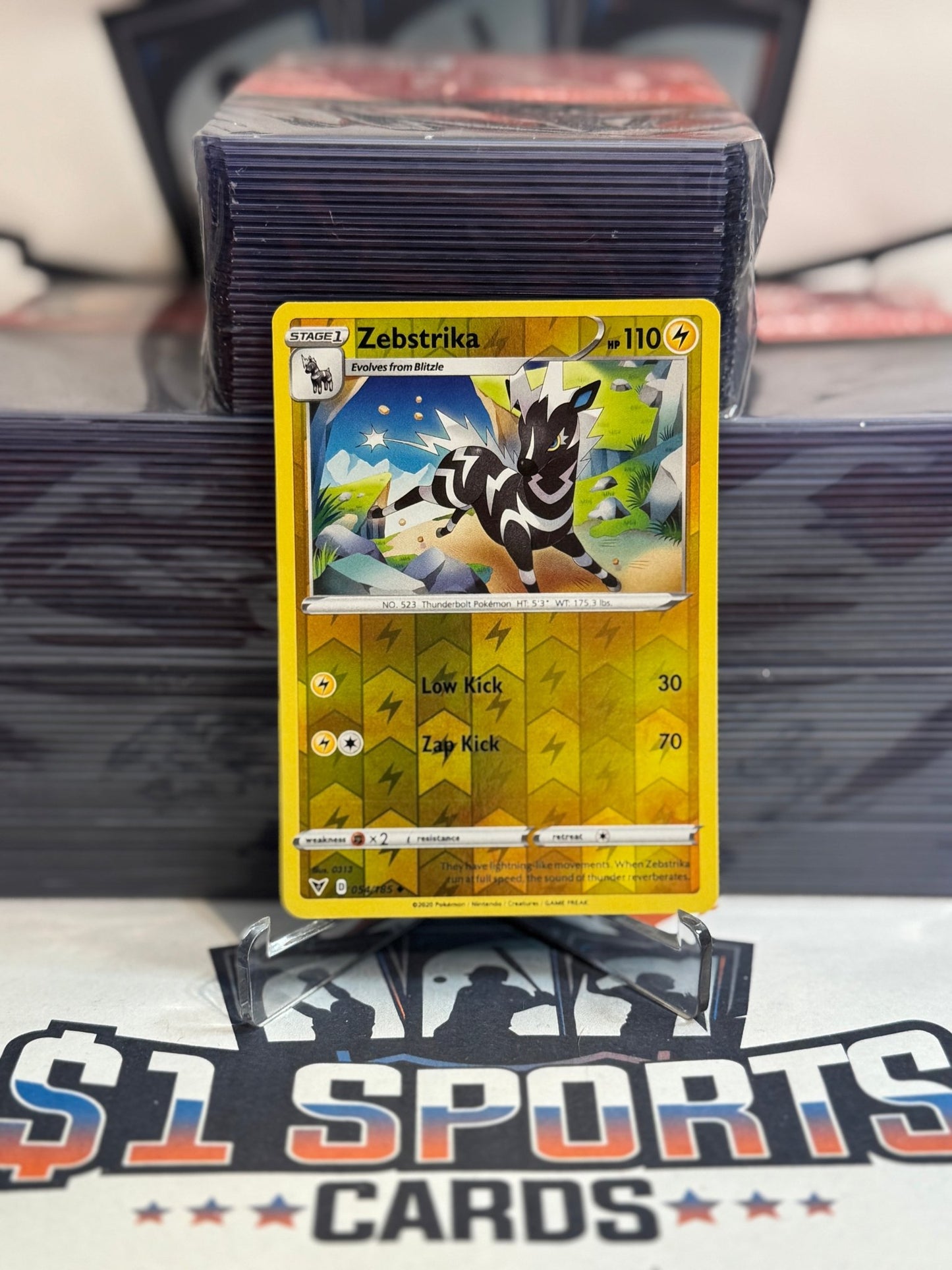 Pokemon TCG: Vivid Voltage - Zebstrika (Reverse Holo, Rare) #54