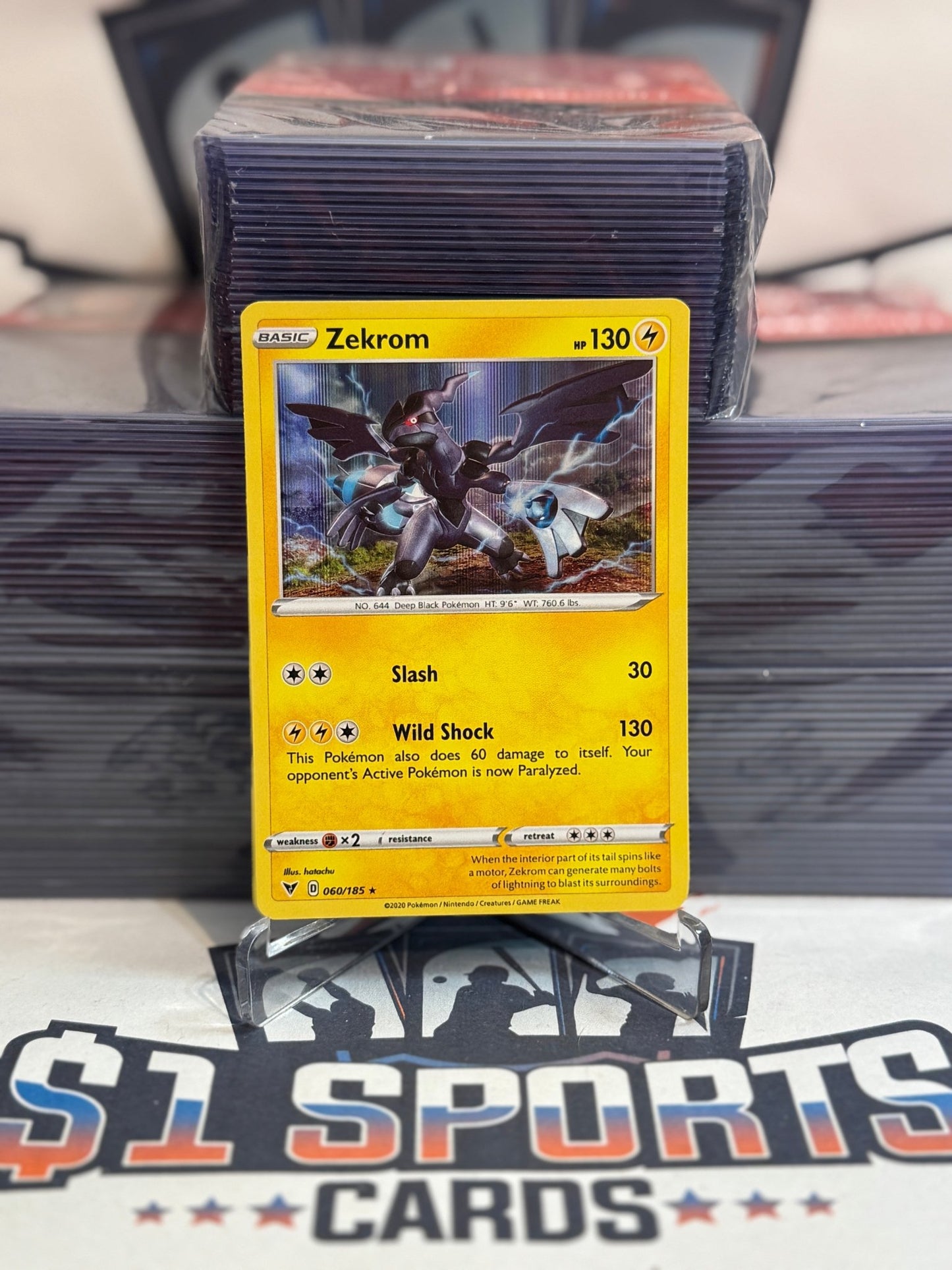 Pokemon TCG: Vivid Voltage - Zekrom (Holo, Rare) #60