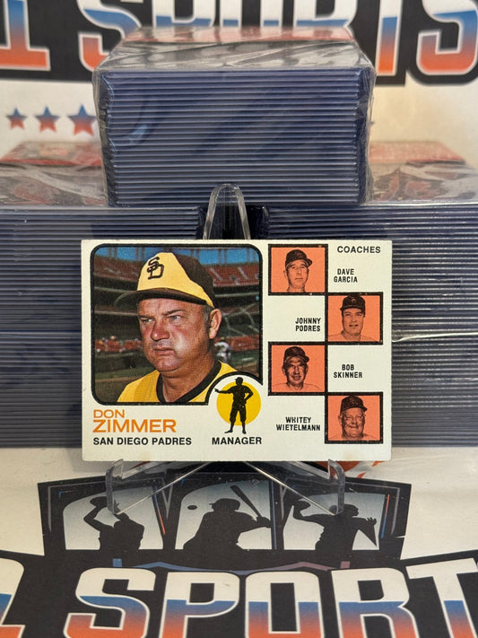 1973 Topps (Padres Team Card) Don Zimmer #12