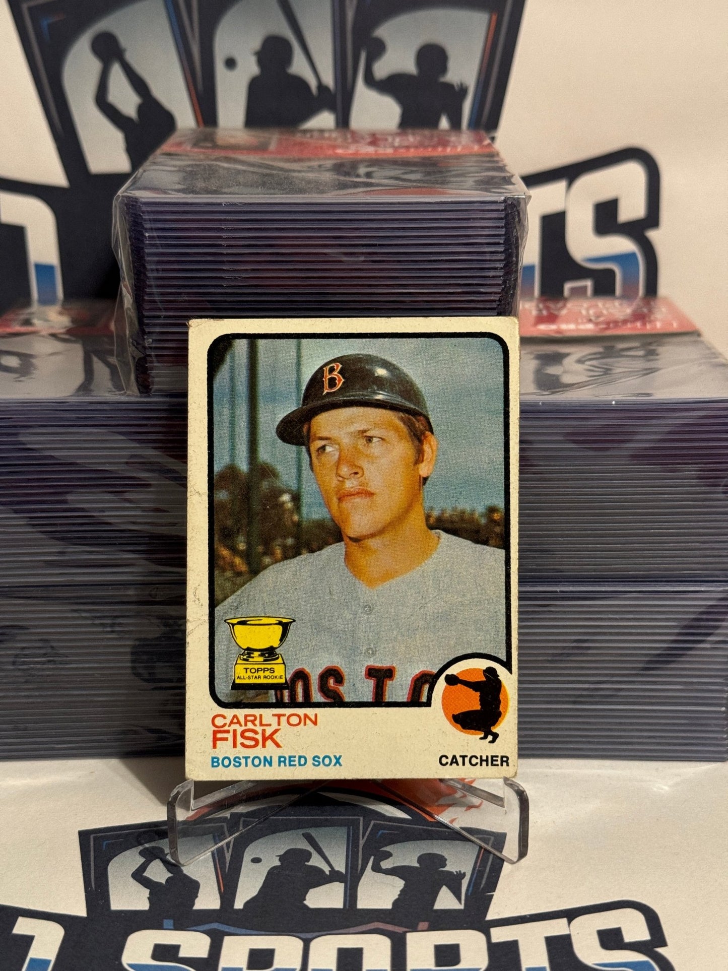 1973 Topps (Rookie Cup) Carlton Fisk #193