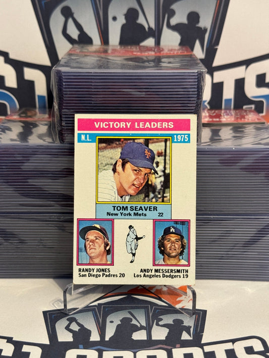 1976 Topps (Victory Leaders) Tom Seaver, Randy Jones, Andy Messersmith #199