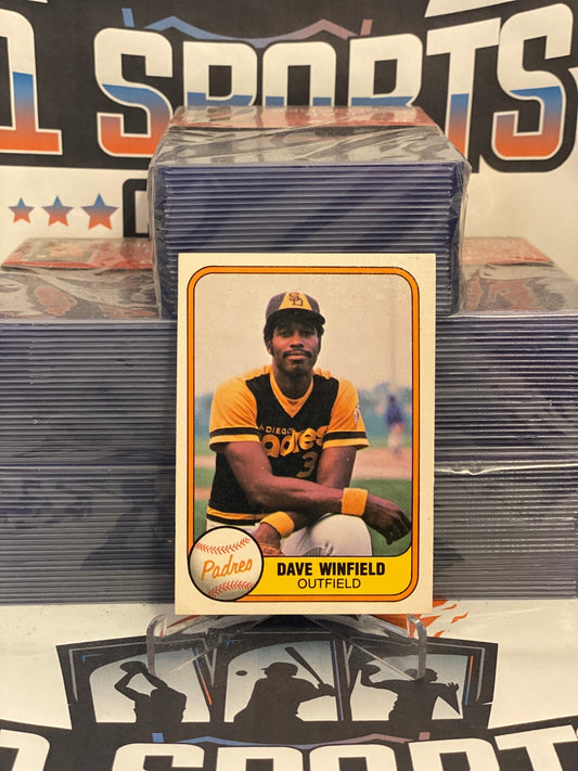 1981 Fleer Dave Winfield #484