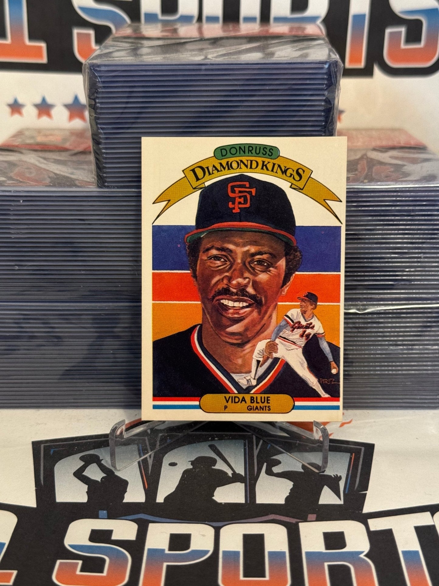 1982 Donruss (Diamond Kings) Vida Blue #4