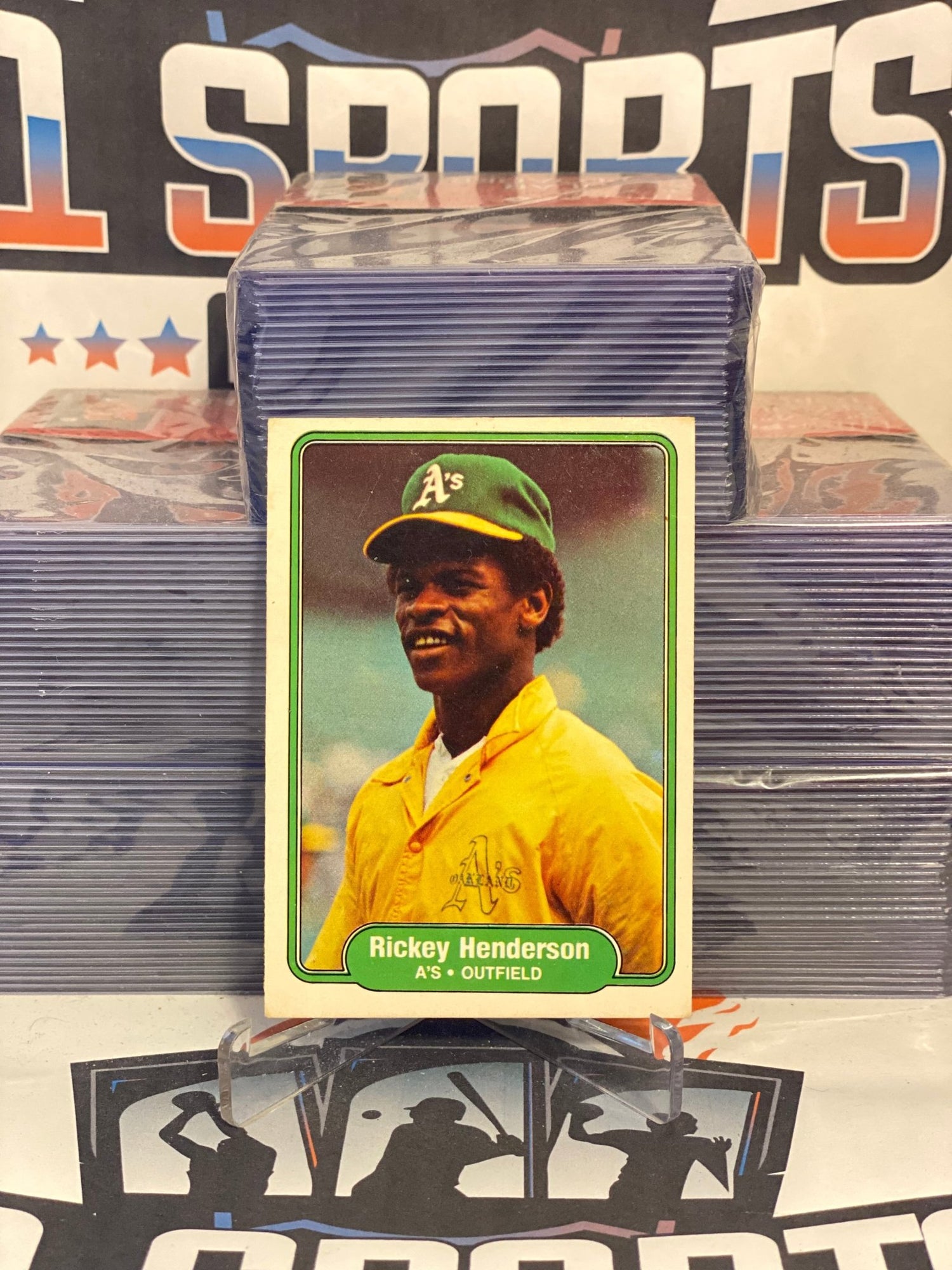 1982 Fleer Rickey Henderson #92