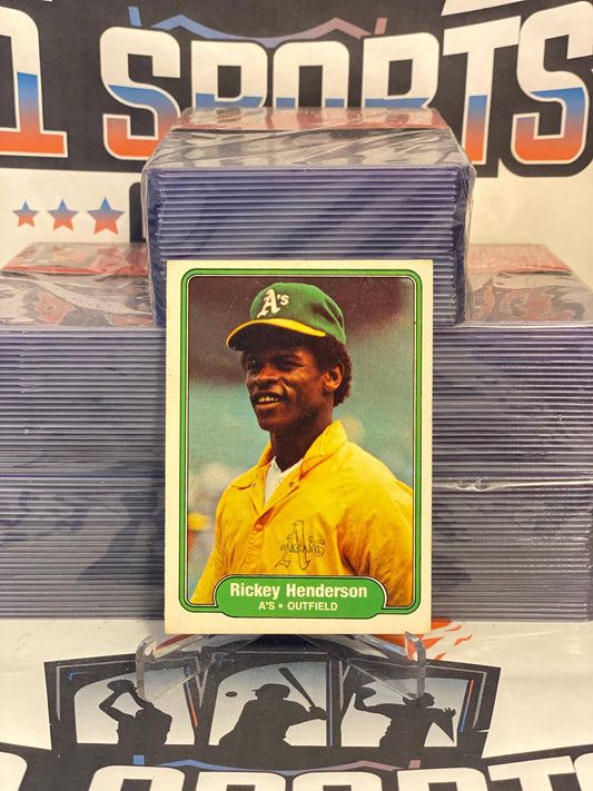 1982 Fleer Rickey Henderson #92