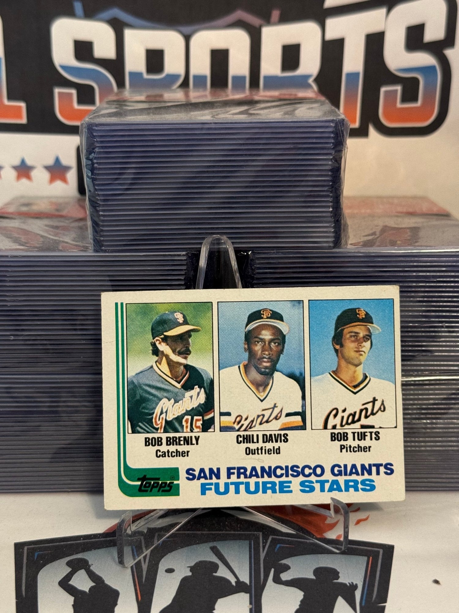 1982 Topps (Future Stars) Chili Davis, Bob Brenly, Bob Tufts Rookie #171