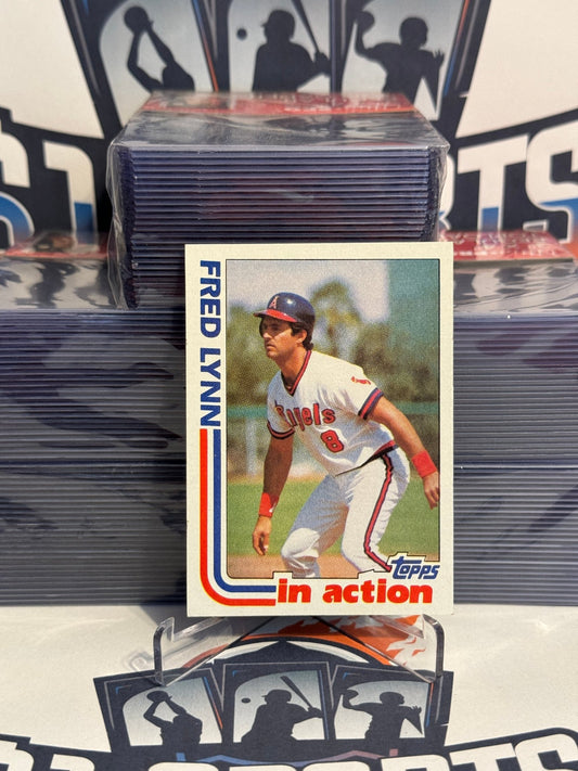 1982 Topps (In Action) Fred Lynn #252