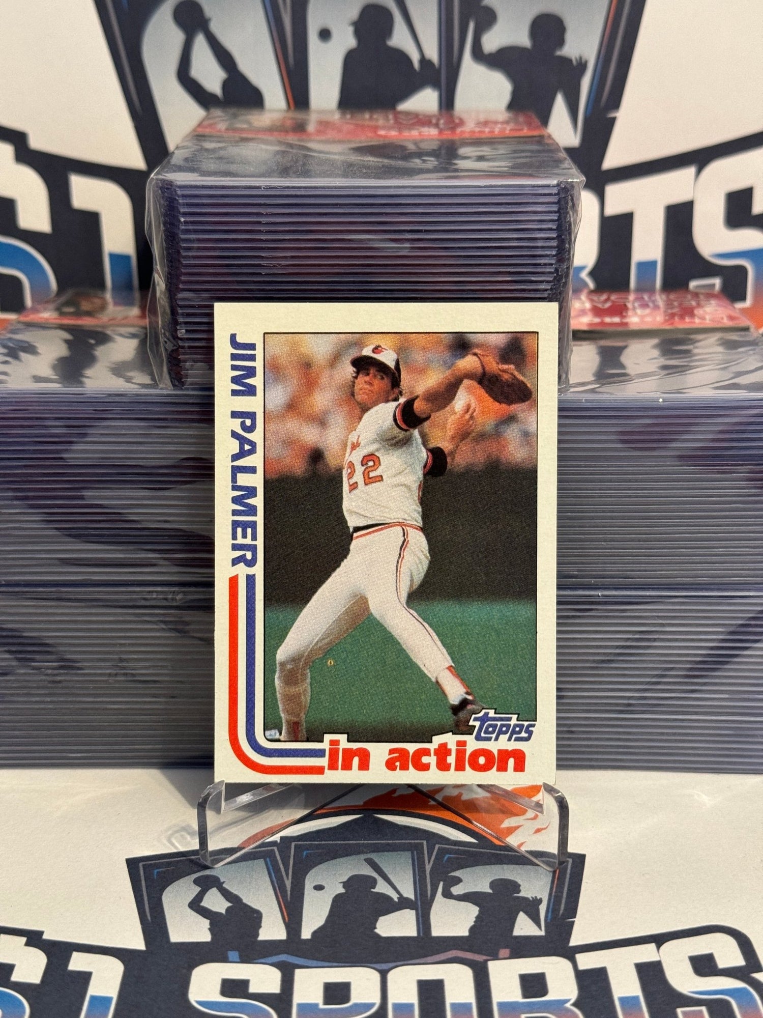 1982 Topps (In Action) Jim Palmer #81