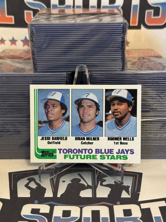 1982 Topps (Rookie Stars) Jesse Barfield, Brian Milner, Boomer Wells #203