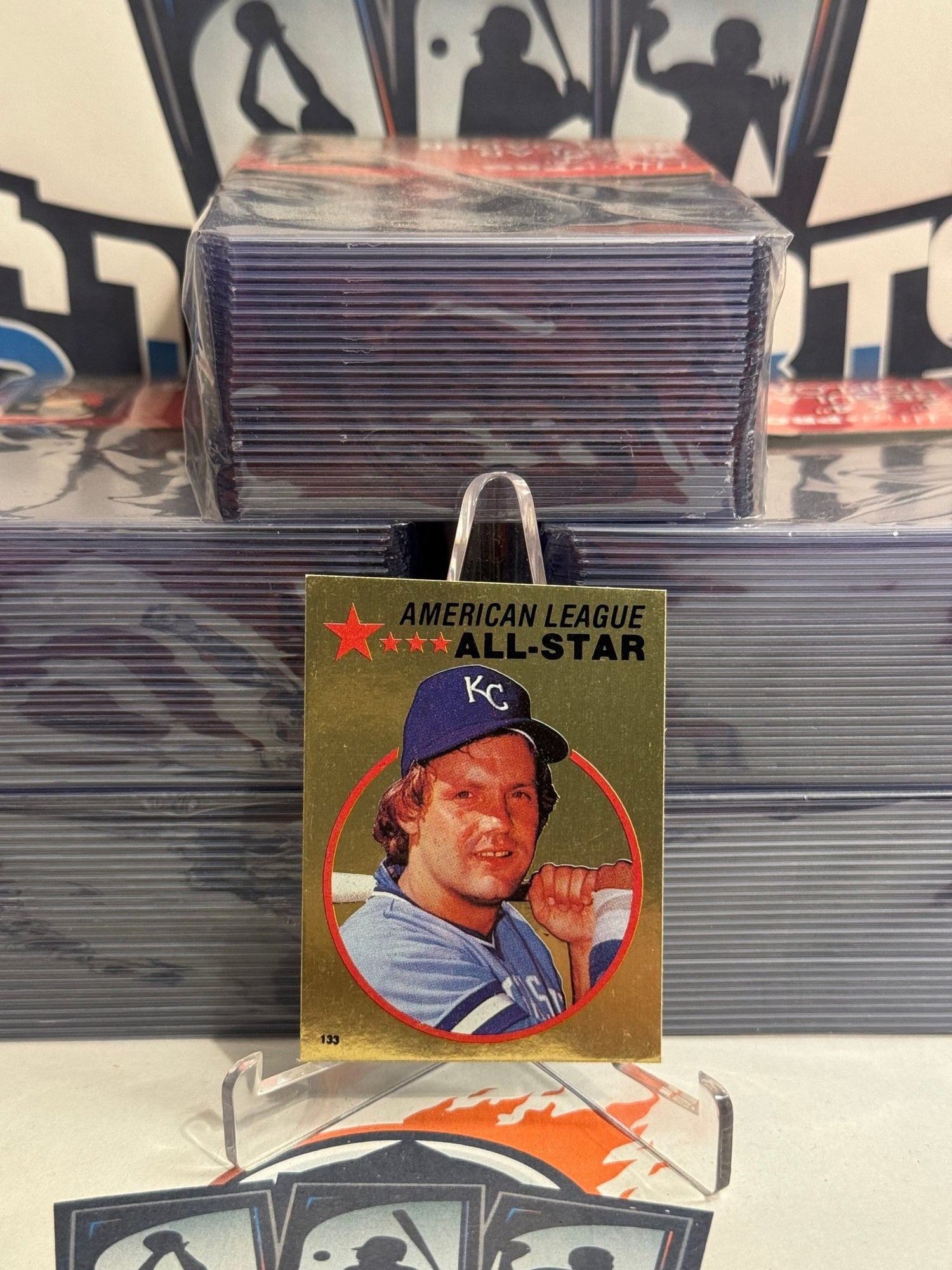 1982 Topps (Sticker) George Brett #133